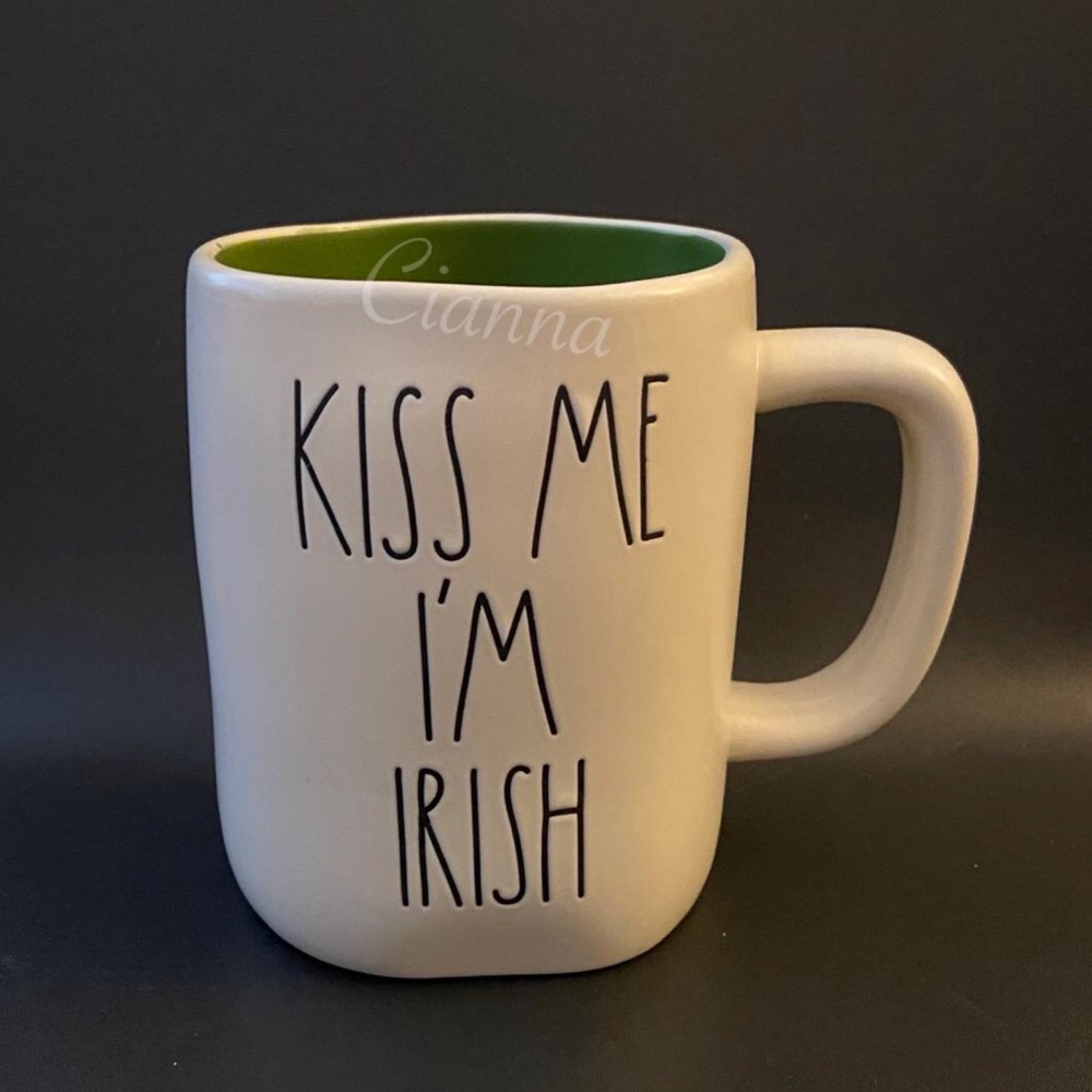 Rae Dunn Kiss Me I'm Irish Mug